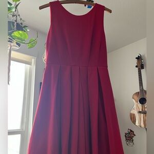 Vintage Red Sleeveless Dress
